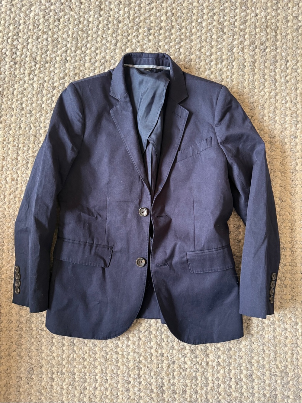 J. Crew Men's Navy Two-Button Blazer
